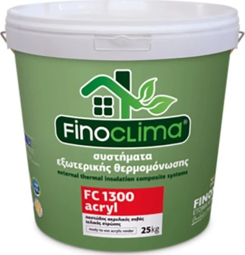 Ακρυλικός σοβάς θερμοπρόσοψης Finomix FC1300 25κ