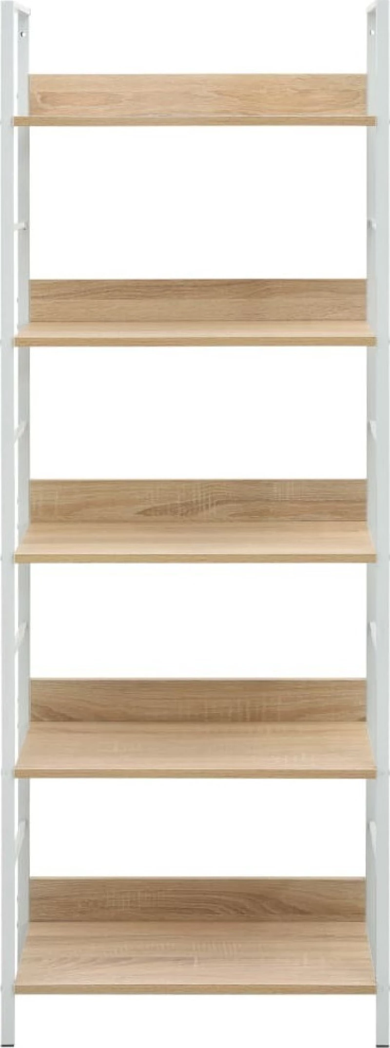Βιβλιοθήκη με 5 Ράφια Χρώμα Δρυός 60x27,6x158,5 εκ. Μοριοσανίδα