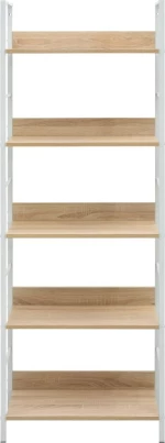 Βιβλιοθήκη με 5 Ράφια Χρώμα Δρυός 60x27,6x158,5 εκ. Μοριοσανίδα