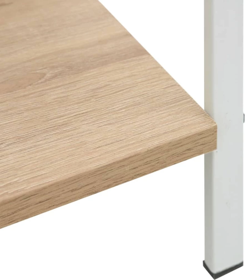 Βιβλιοθήκη με 5 Ράφια Χρώμα Δρυός 60x27,6x158,5 εκ. Μοριοσανίδα