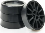 Roller 00679 Αντικραδασμικά Πέλματα Πλυντηρίου/Στεγνωτηρίου Μαύρα