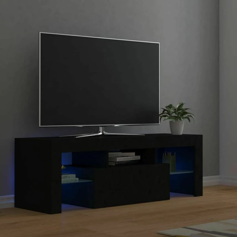Έπιπλο Τηλεόρασης Μαύρο 120x35x40cm