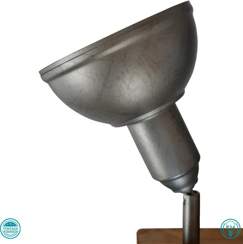 Trio Lighting Delhi Διπλό Σποτ με Ντουί E14 σε Καφέ Χρώμα