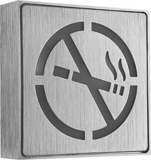 GloboStar Φωτιστικό Ασφαλείας Exit Sign Αλουμινίου No Smoking 75500