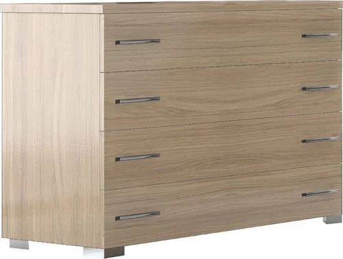 Συρταριέρα Με 4 Συρτάρια Σε Χρώμα Δρυς 100X39X73 Sb 18-Drys