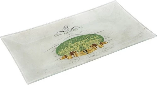 Espiel Chateau Gregoir Πιάτο Γλυκού Γυάλινο Καφέ 16x10cm 6τμχ