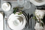 Espiel Classy Πιάτο Γλυκού από Πορσελάνη Λευκό με Διάμετρο 20cm
