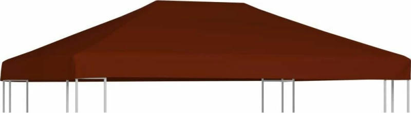 vidaXL Κάλυμμα για Κιόσκι Τερακότα 3x4m 310gr/m² 46626