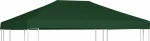 vidaXL Κάλυμμα για Κιόσκι Πράσινο 4x3m 310gr/m² 44785