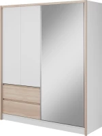 Ντουλάπα Portal Τρίφυλλη με Καθρέφτη 180x62x214cm