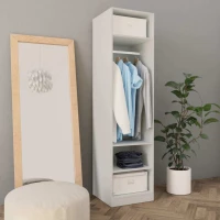 Ντουλάπα Μονόφυλλη Λευκό 50x50x200cm