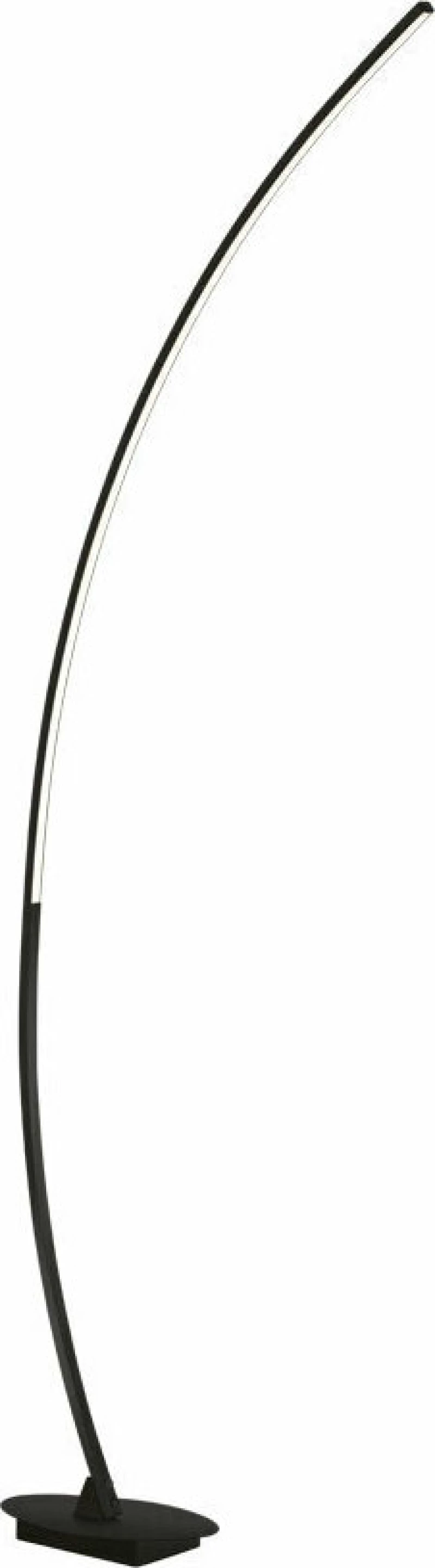 Trio Lighting Solo Φωτιστικό Δαπέδου Μαύρο με Ύψος 158cm