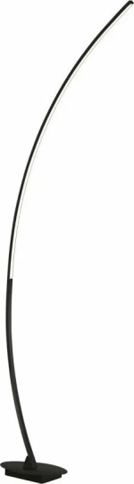 Trio Lighting Solo Φωτιστικό Δαπέδου Μαύρο με Ύψος 158cm
