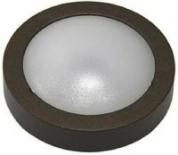 Adeleq Φωτ.Led Αλουμ.Επιτοιχο Στρογγυλo 0.7W Θερμο Σαγρε Σκουρια 3-97318100