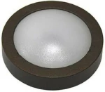 Adeleq Φωτ.Led Αλουμ.Επιτοιχο Στρογγυλo 0.7W Θερμο Σαγρε Σκουρια 3-97318100