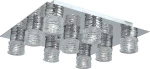 Home Lighting Roll Μεταλλική Πλαφονιέρα Οροφής Ασημί