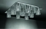 Home Lighting Roll Μεταλλική Πλαφονιέρα Οροφής Ασημί
