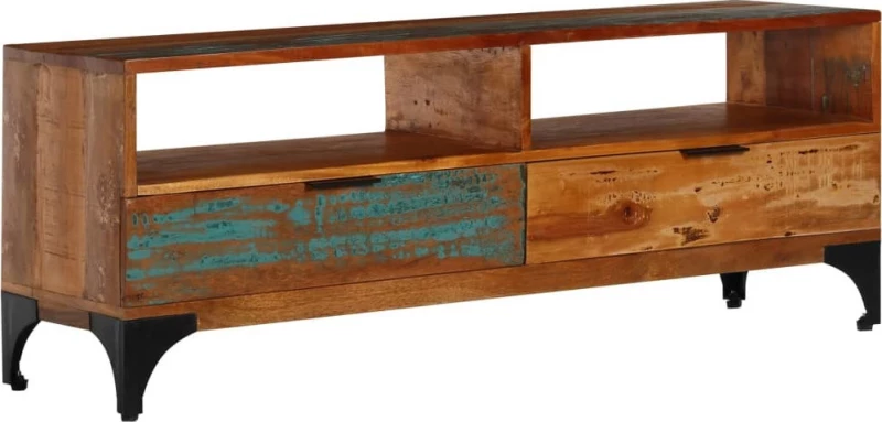 Έπιπλο Τηλεόρασης 118 x 35 x 45 εκ. από Μασίφ Ανακυκλωμένο Ξύλο