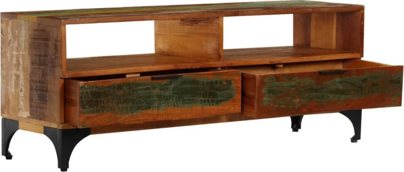 Έπιπλο Τηλεόρασης 118 x 35 x 45 εκ. από Μασίφ Ανακυκλωμένο Ξύλο