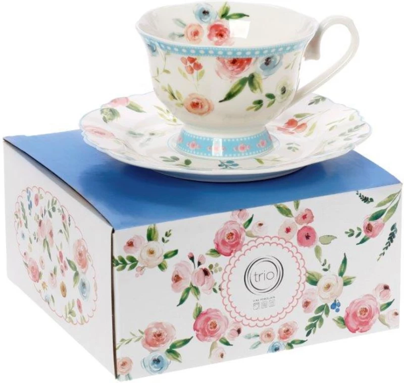 Cryspo Trio Primavera Φλυτζάνι Tσαγιού από Πορσελάνη Green 200ml