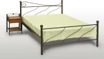 Πάρος Κρεβάτι Υπέρδιπλο Μεταλλικό 160x200cm