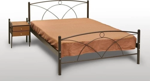 Νάξος Κρεβάτι Διπλό Μεταλλικό 150x200cm