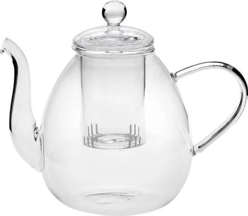 Espiel Τσαγιέρα Γυάλινη με Φίλτρο σε Διάφανο Χρώμα 725ml