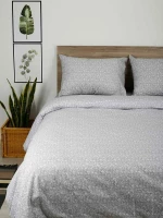 Sunshine Σετ Σεντόνια Διπλά με Λάστιχο 150x205x30 Cotton Feelings 920 Grey