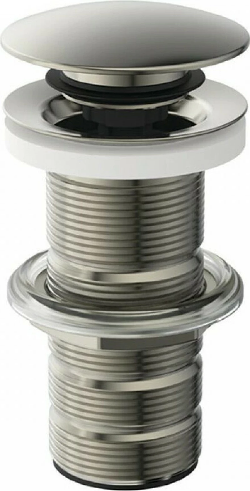 Ideal Standard IDEALRAIN Βαλβίδα τύπου Clicker για νιπτήρες χωρίς υπερχείλιση E1483GN Silver storm