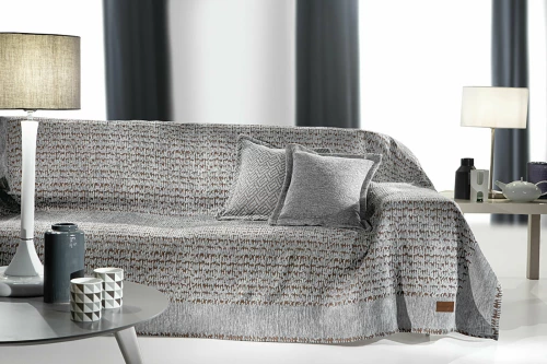 Guy Laroche Ριχτάρι Διθέσιου Καναπέ Iconic 180x250cm Grey