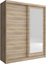 Ντουλάπα Bellamy Συρόμενη με Καθρέφτη 200x62x214cm
