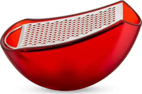 Alessi Τρίφτης Τυριού 15.3cm Κόκκινος AARU01
