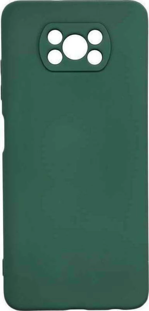 Xiaomi Poco X3 NFC / X3 PRO - Ενισχυμένη silicon rubber θήκη πλάτης (silky & soft touch finish cover) Dark Green-Blue