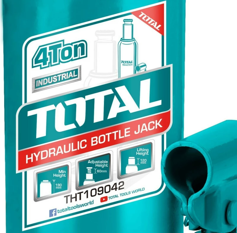 Total Γρύλος Ανύψωσης Υδραυλικός Total 4Τ ( Tht109042 )