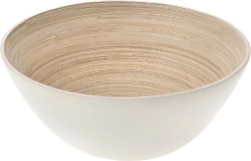 Iliadis Σαλατιέρα Ξύλινη Κρεμ 28x28x12cm