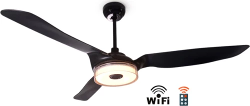 Telemax CES603FL Wi-Fi Ανεμιστήρας Οροφής με Φως και Τηλεχειριστήριο Black