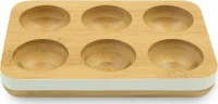 Pebbly Egg Tray, Θήκη Αυγών από Μπαμπού με 6 Θέσεις