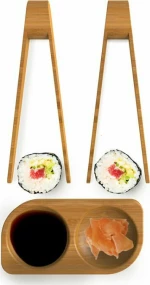 Pebbly Sushi Set Natural