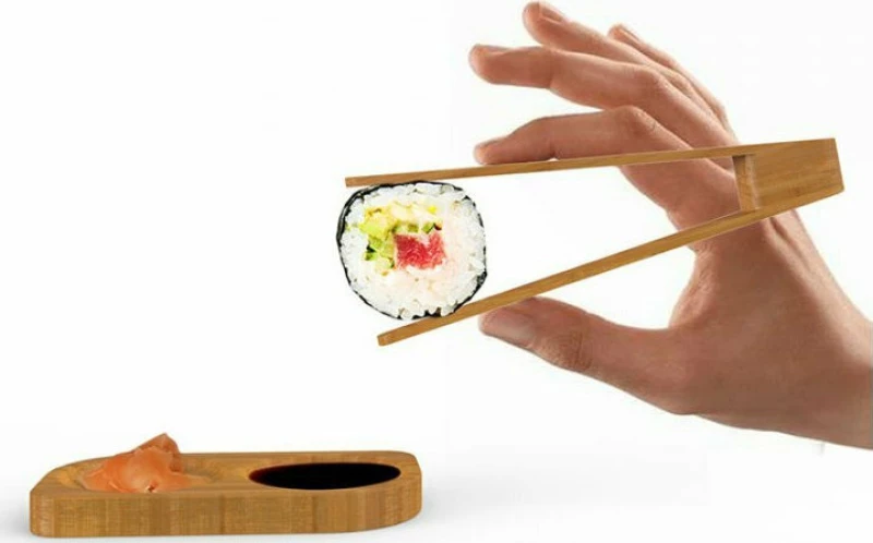 Pebbly Sushi Set Natural
