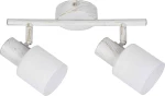 Inlight 9079-2 Διπλό Σποτ με Ντουί E14 σε Λευκό Χρώμα Πατίνα
