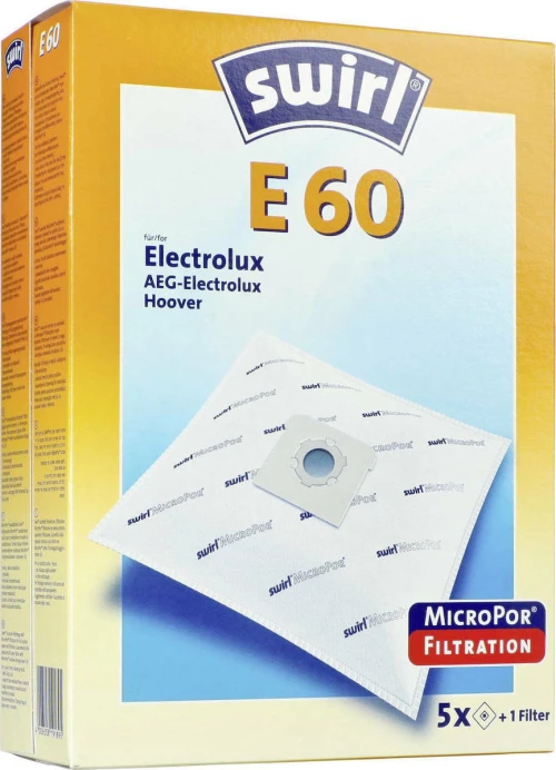 Swirl E60 Σακούλες Σκούπας 5τμχ