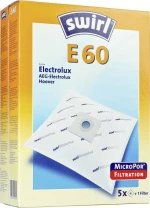 Swirl E60 Σακούλες Σκούπας 5τμχ