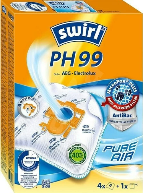 Swirl PH99/4 Σακούλες Σκούπας 4τμχ