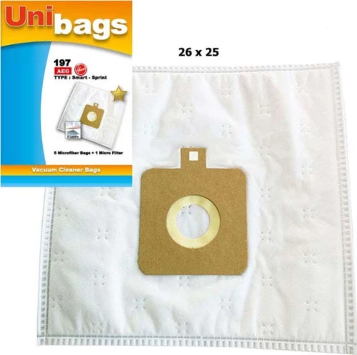 Unibags 197 Σακούλες Σκούπας 5τμχ