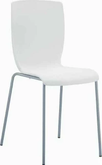 Καρέκλα Πολυπροπυλενίου Mio White 6τμχ