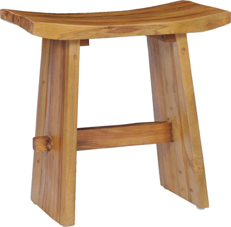 Σκαμπό από Μασίφ Ξύλο Teak