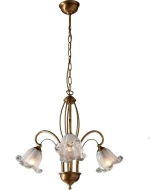 Mavros Lighting Πολυέλαιος 3xE14 Χάλκινος 59509/3