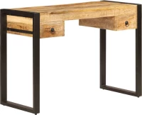 Γραφείο Ξύλινο με Μεταλλικά Πόδια 110x50x77cm