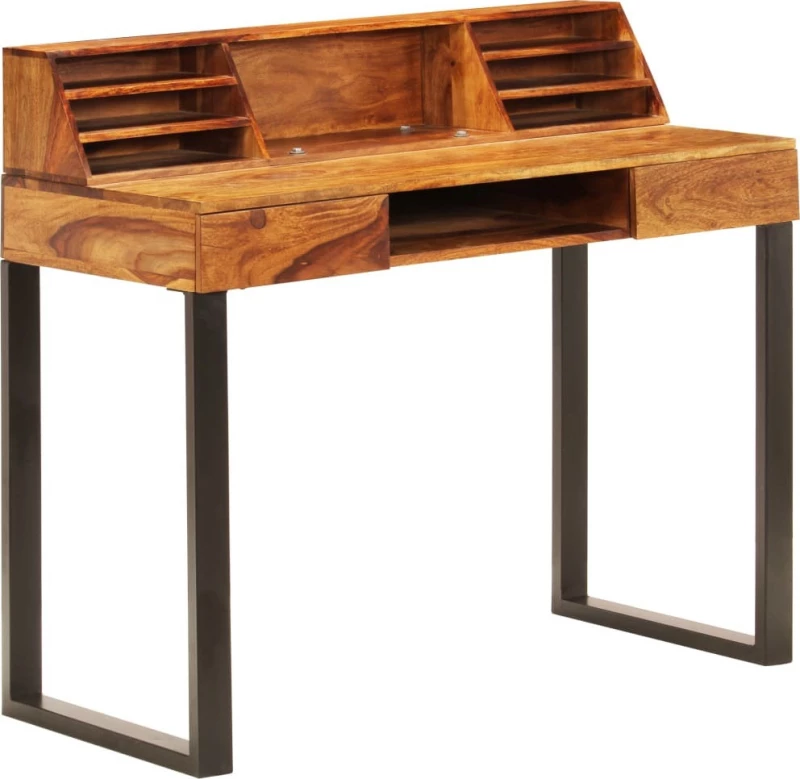 Σεκρετέρ Ξύλινο με Μεταλλικά Πόδια 110x50x94cm