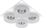SA-045/4 QUADRUPLE DOWNLIGHT SQUARE WHITE/WHITE